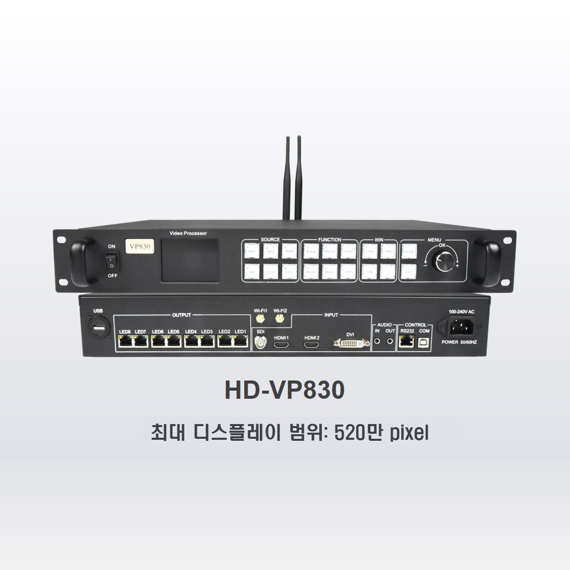 3화면 비디오 프로세스HD-VP830